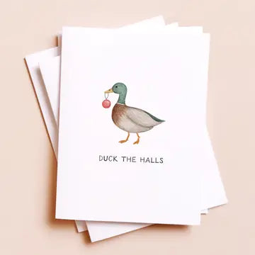 Duck the Halls Card