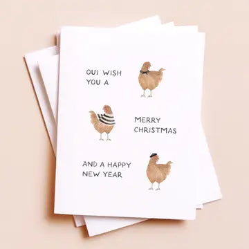 Three French Hens Card