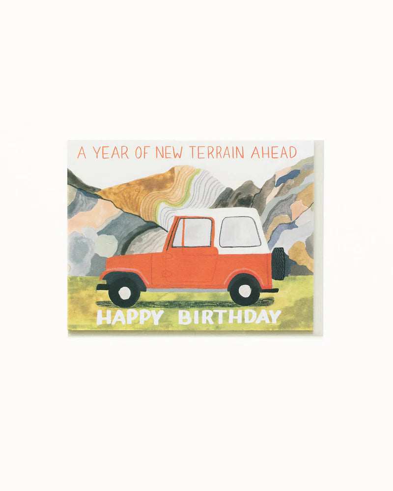 Year of New Terrian Birthday Card
