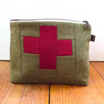 Quilted Zipper Bag - Medium