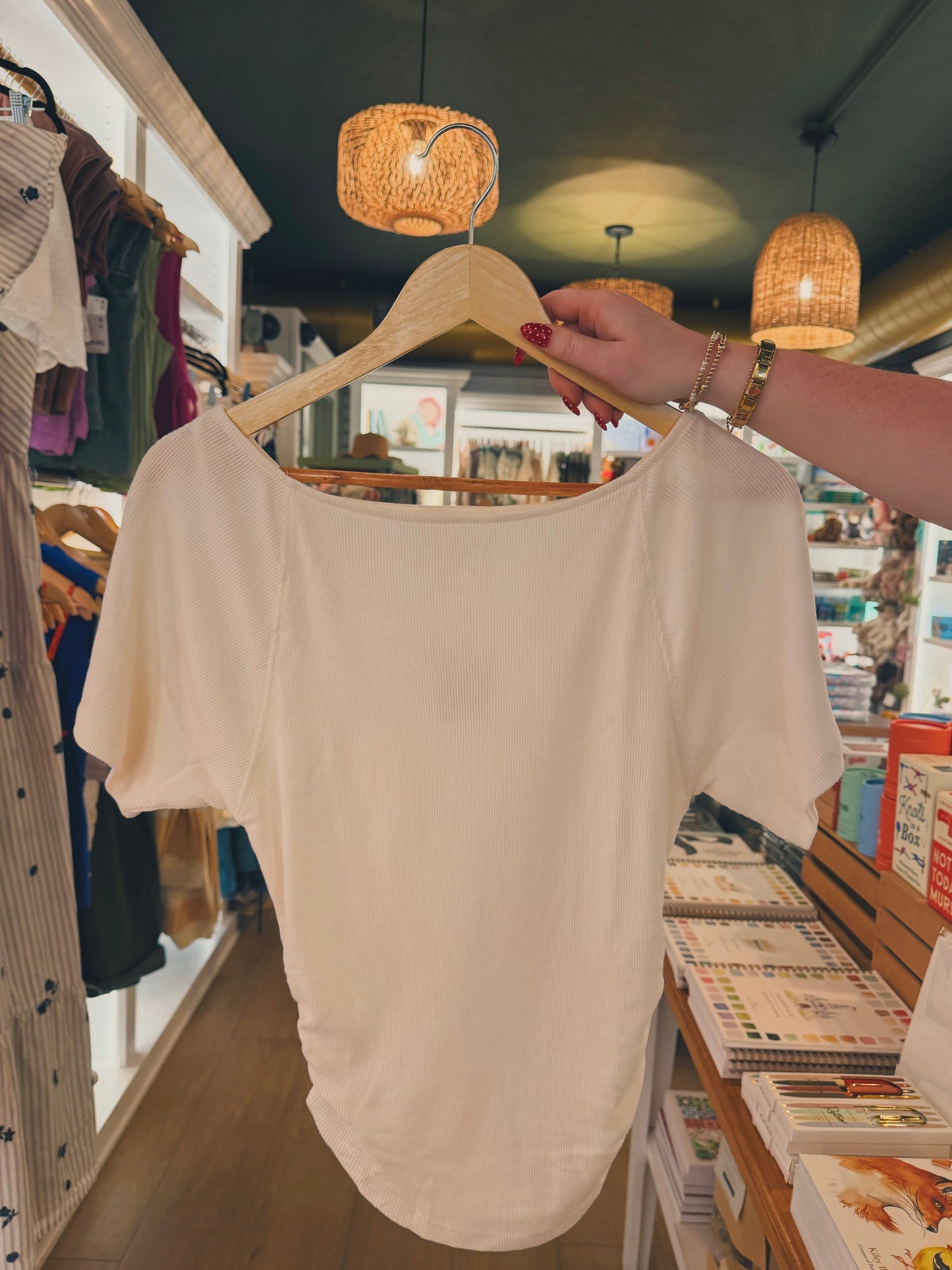 Lucy Off the Shoulder Tee