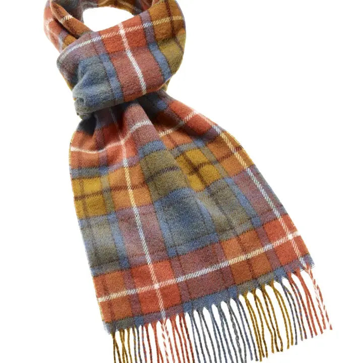 Tartan Merino Wool Scarf