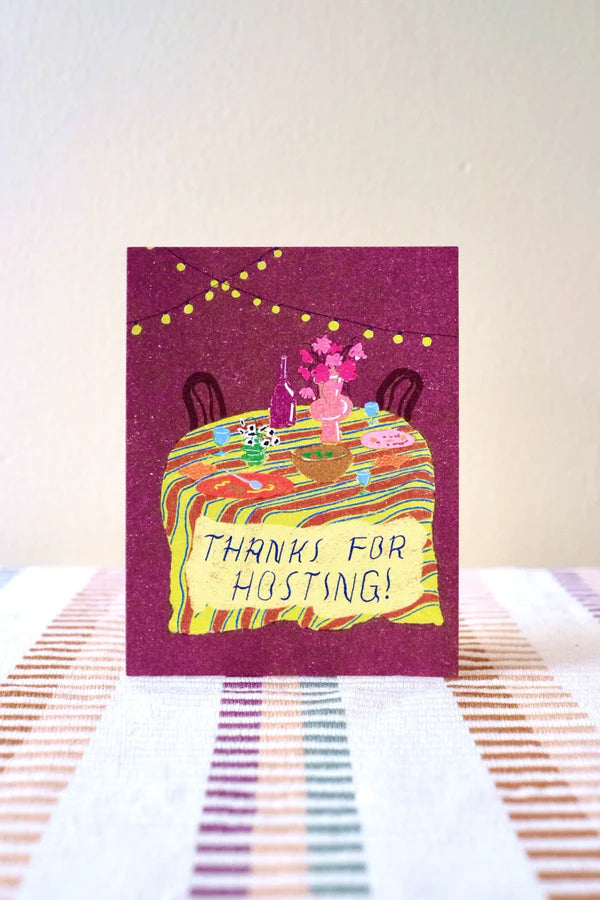 Thanks for Hosting Card
