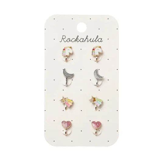 Unicorn Clip On Earrings
