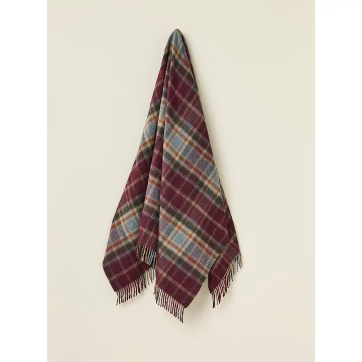 Damson Merino Wool Winterton Throw