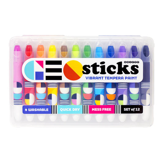 Geo Sticks Vibrant Tempera Paint