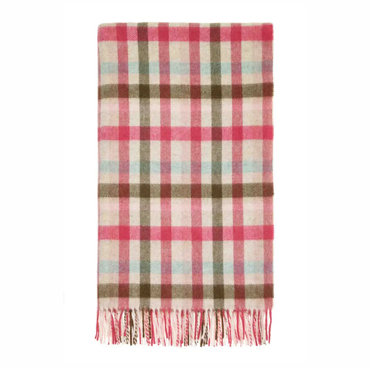 Plaid Merino Lambswool Throw