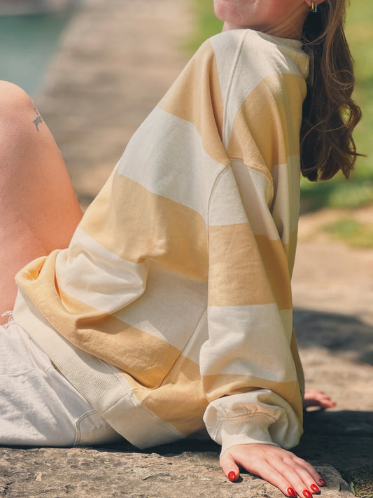 Classic Oversized Stripe Crew