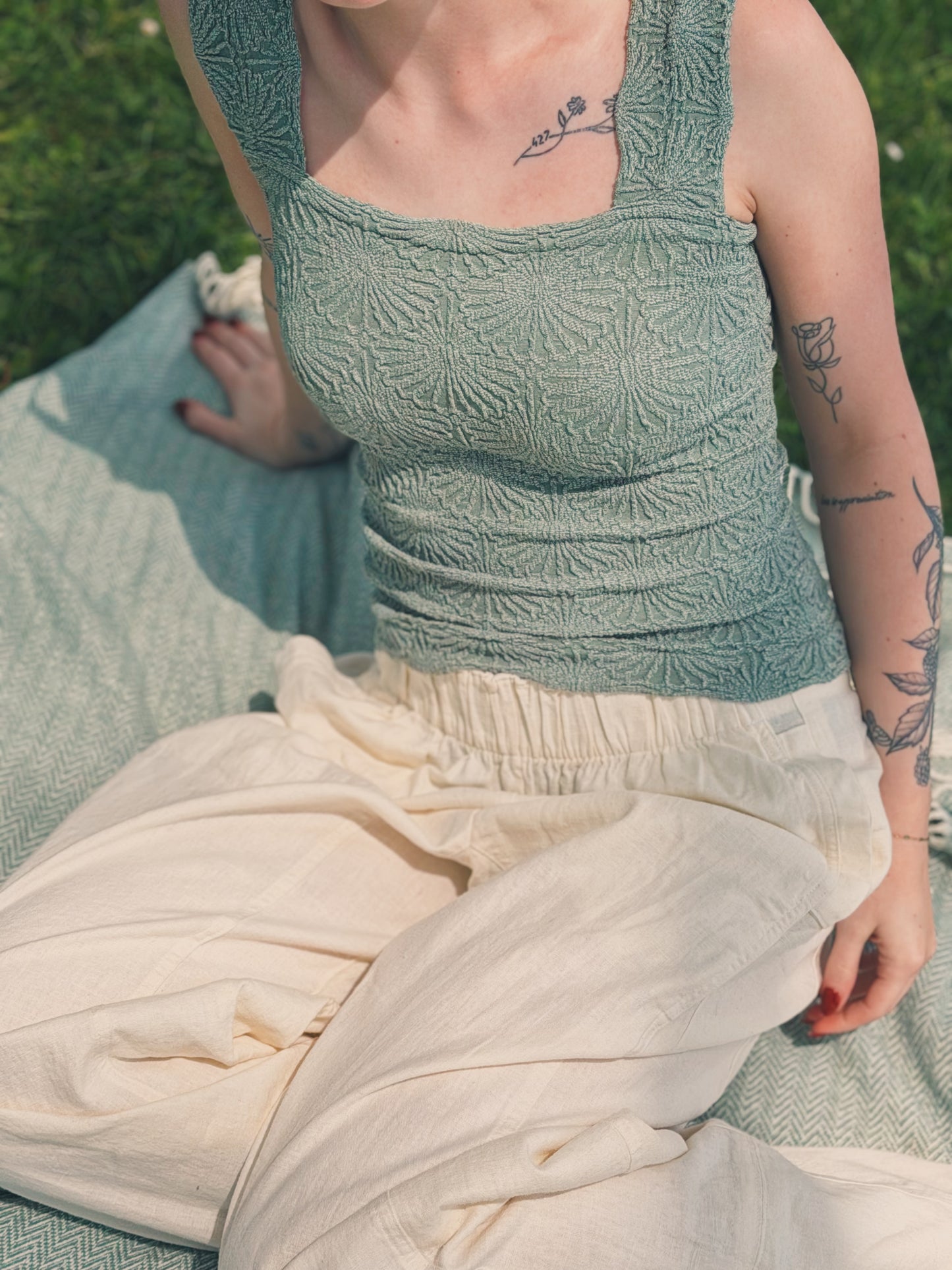 Days End Linen Pull On Pant
