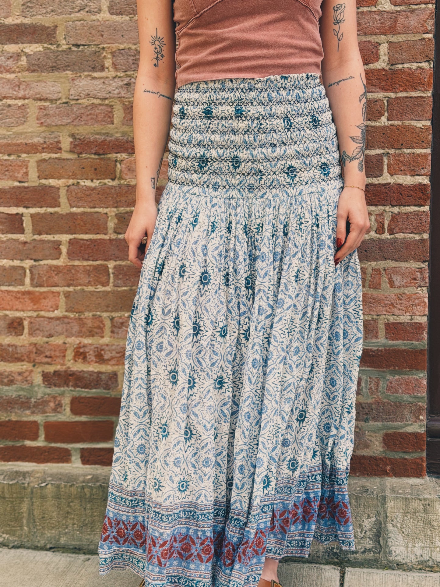 Ravenna Printed Maxi Skirt