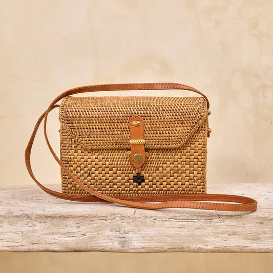 Ata Vine Box Crossbody Bag