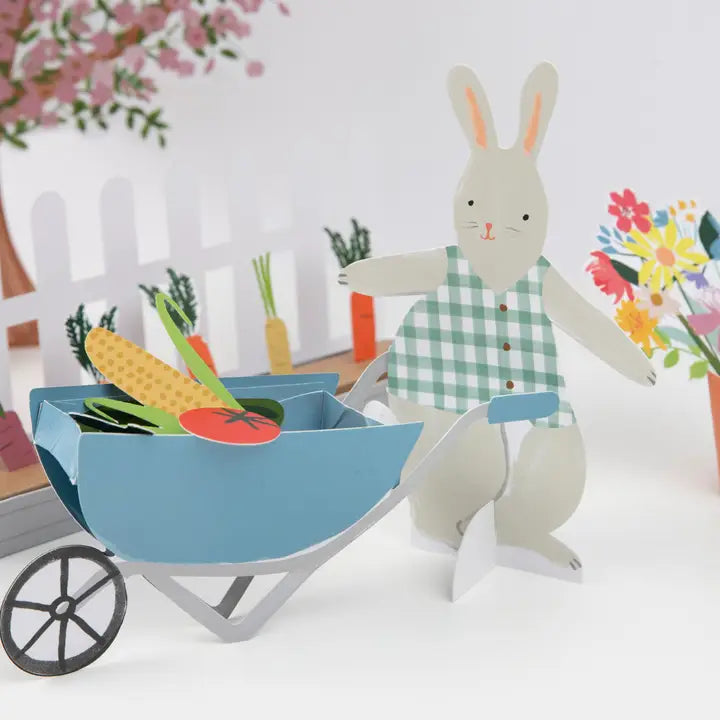Bunny Paper Play Garden