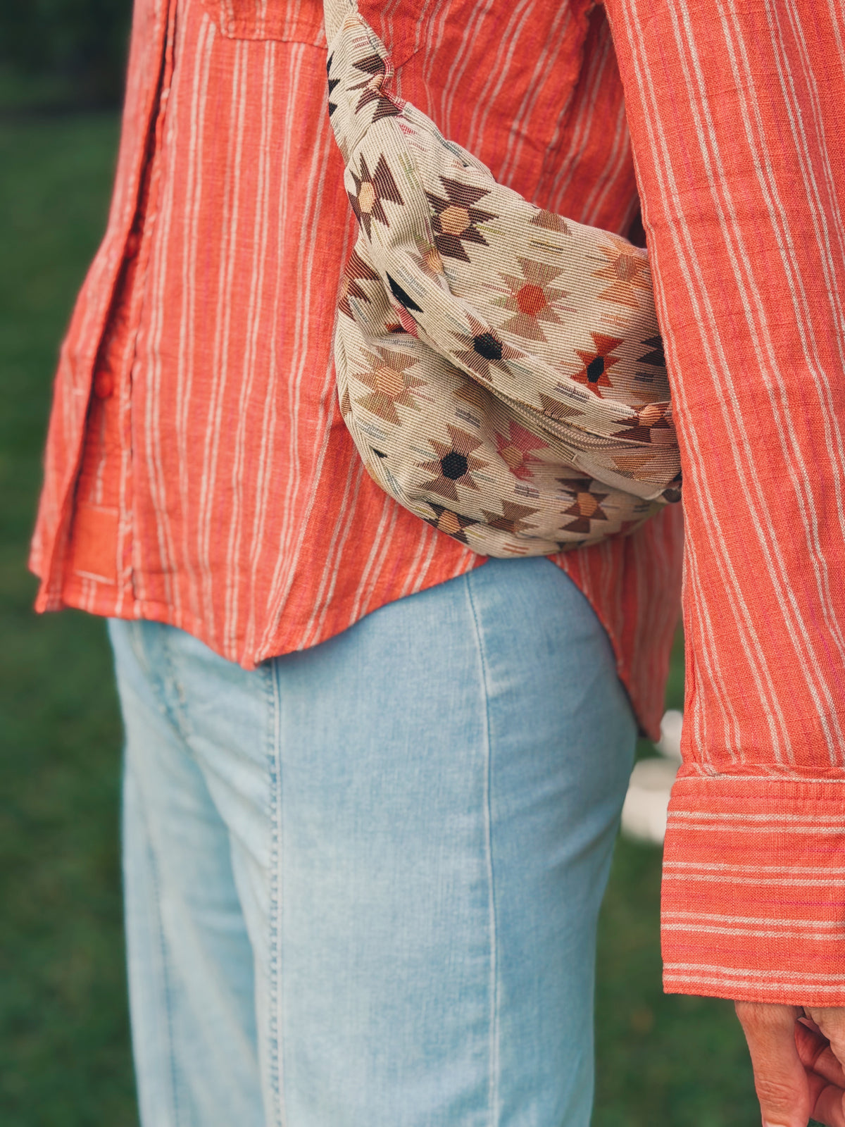 Striped Linen Button Down