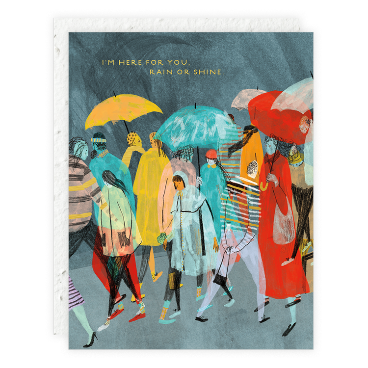 Rain or Shine Sympathy Card