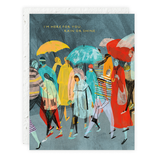 Rain or Shine Sympathy Card