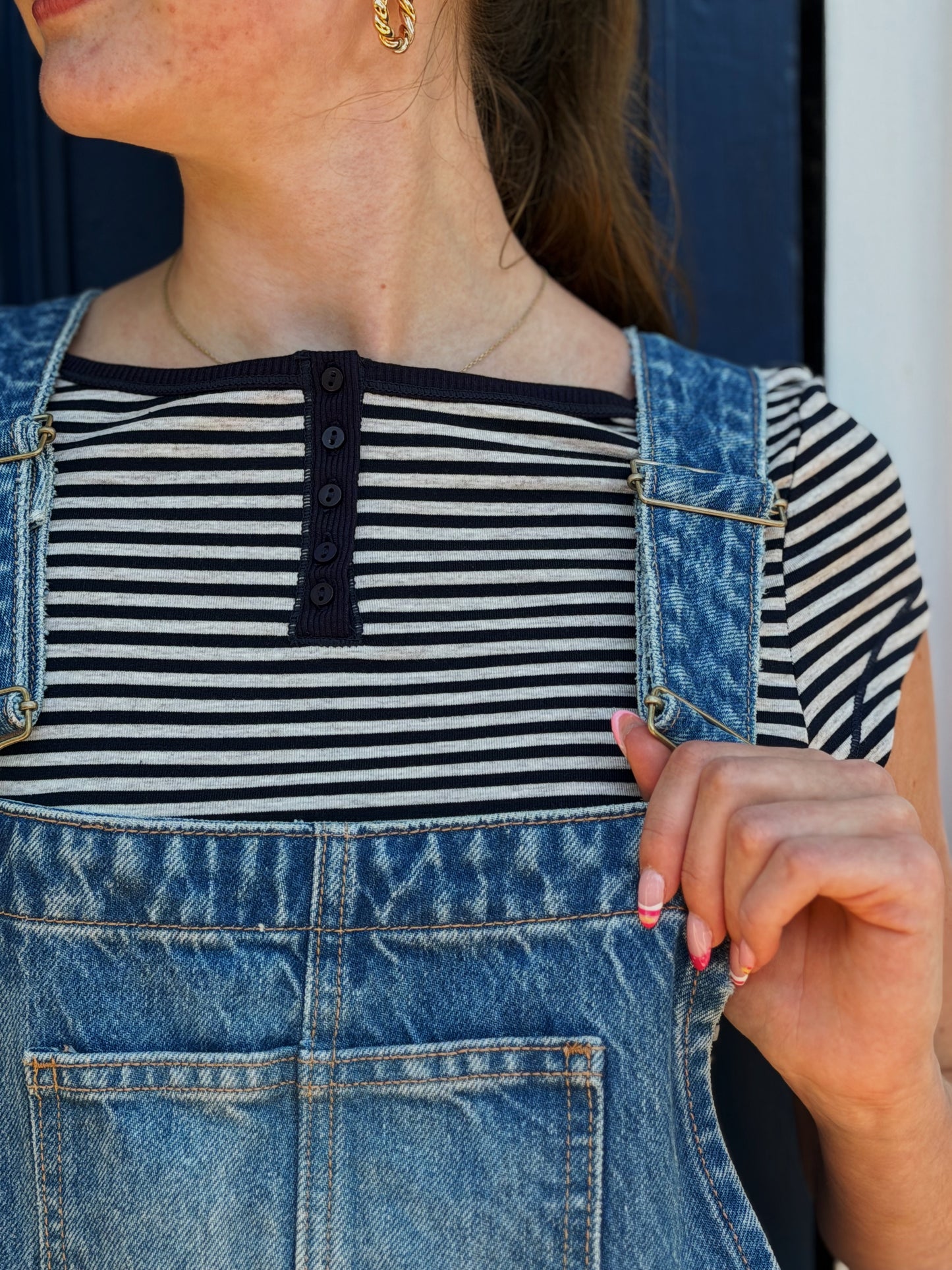 Good Luck Barrel Overalls