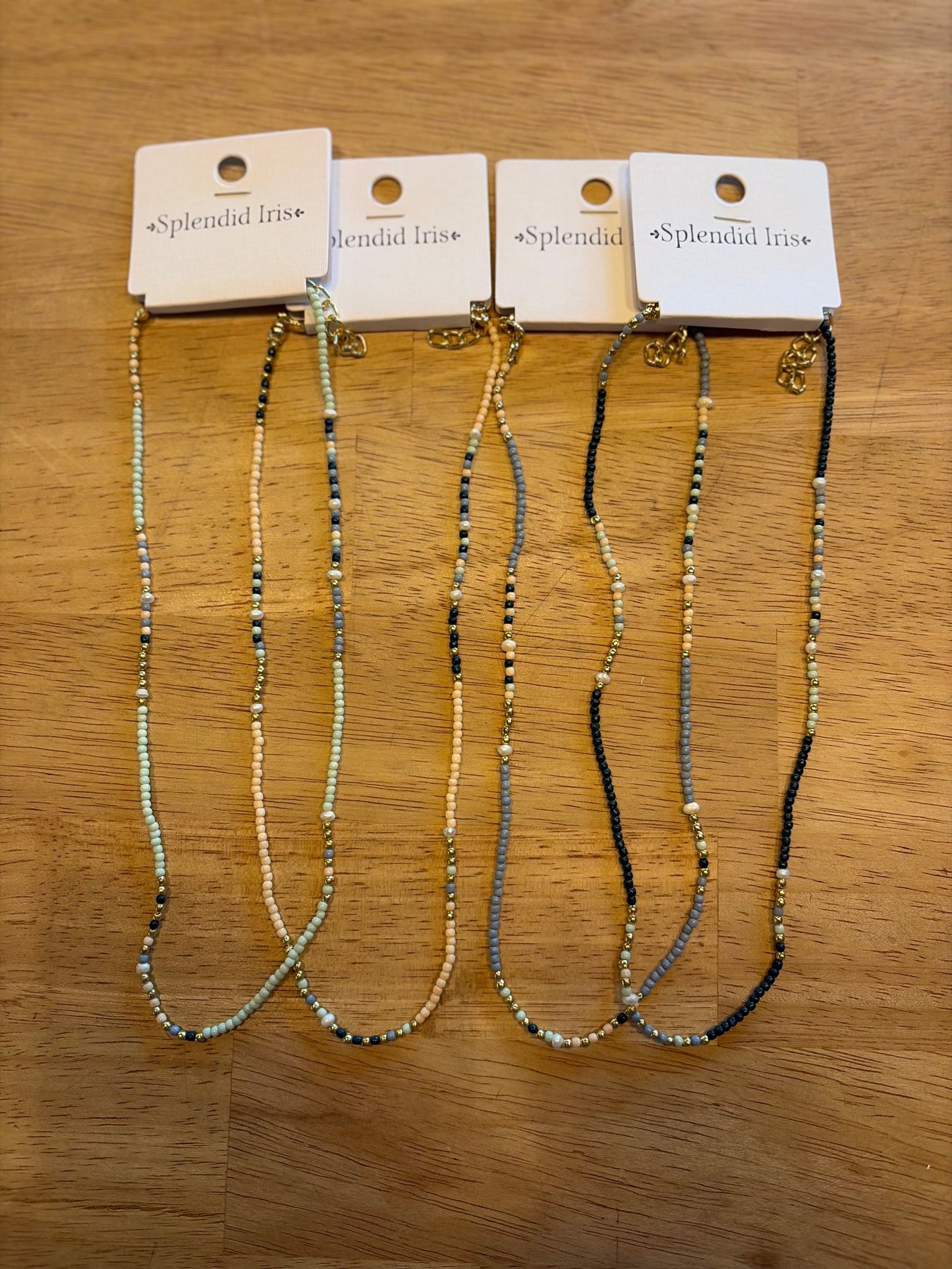 Seed Bead Fresh Water Pearl Necklace