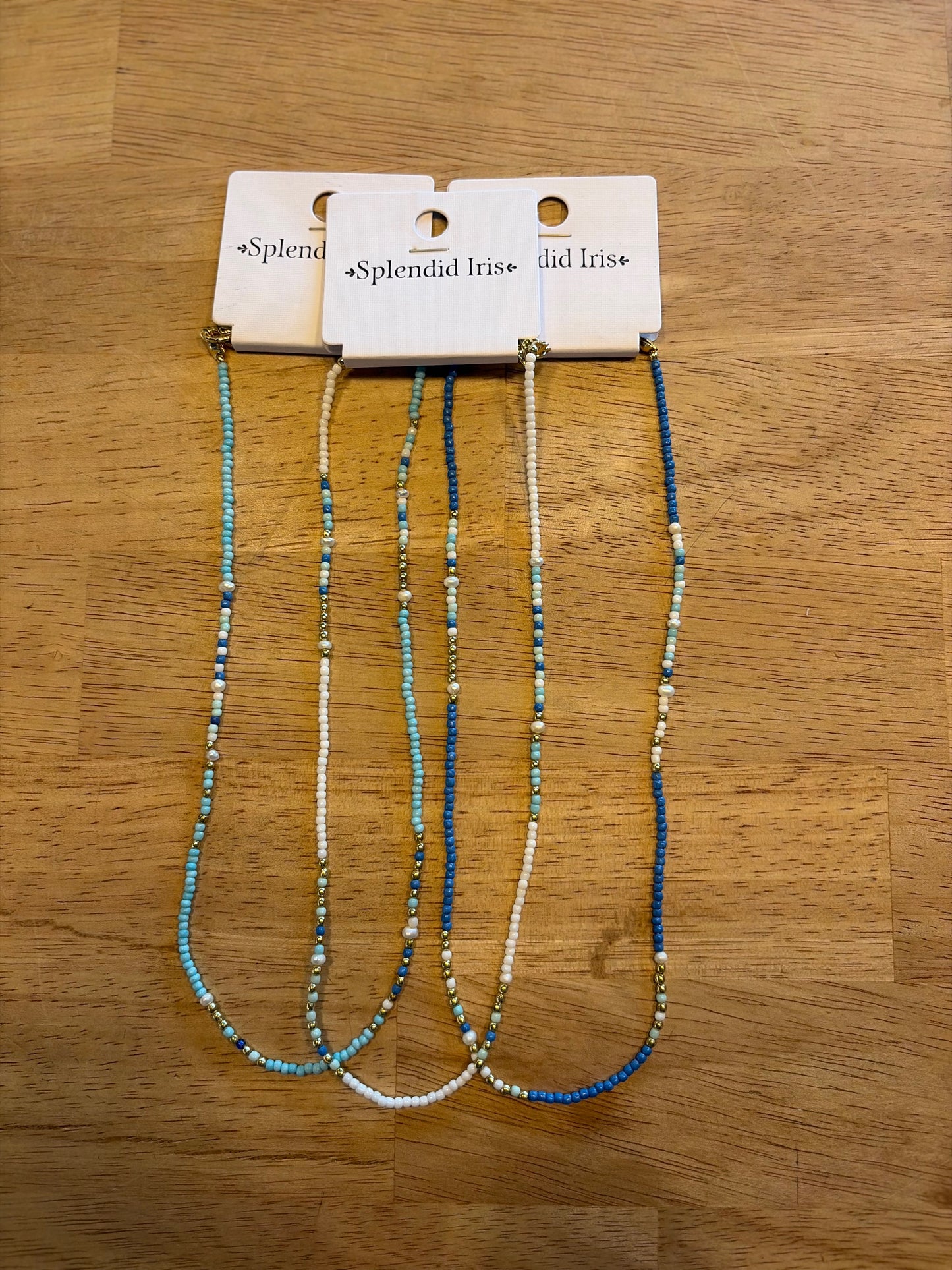 Seed Bead Fresh Water Pearl Necklace