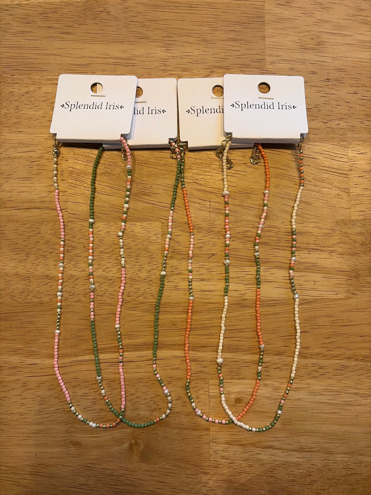 Seed Bead Fresh Water Pearl Necklace