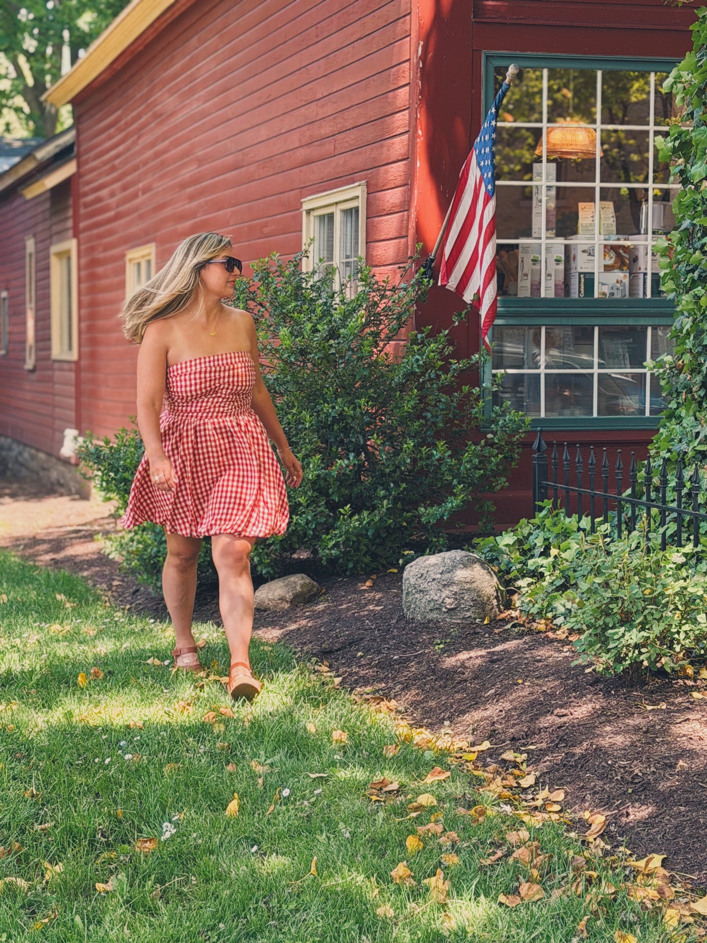 Gingham Mini Dress