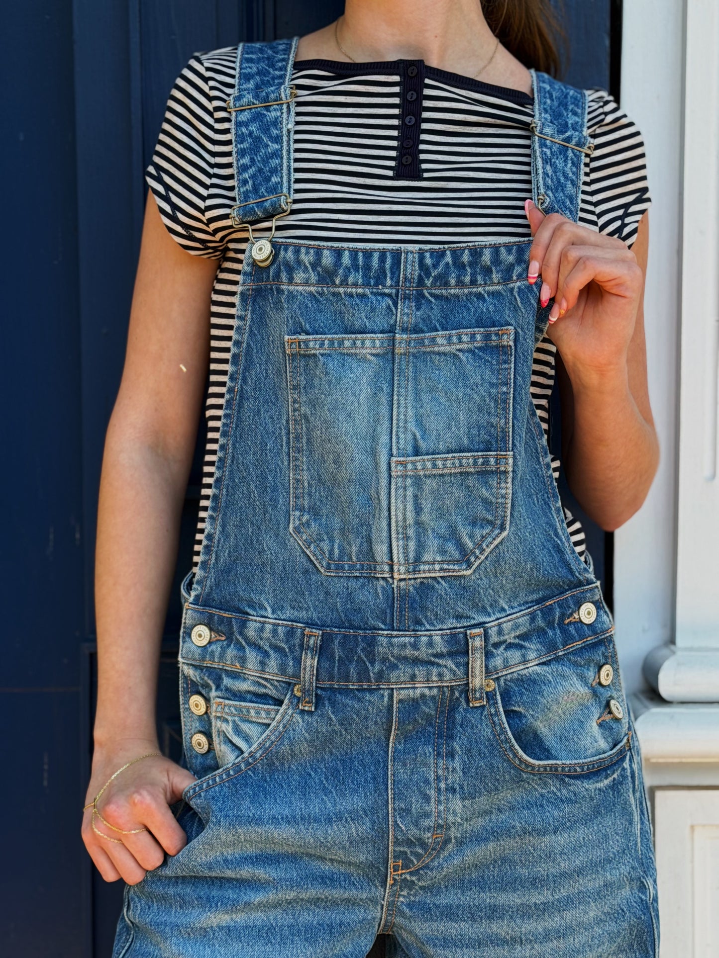 Good Luck Barrel Overalls