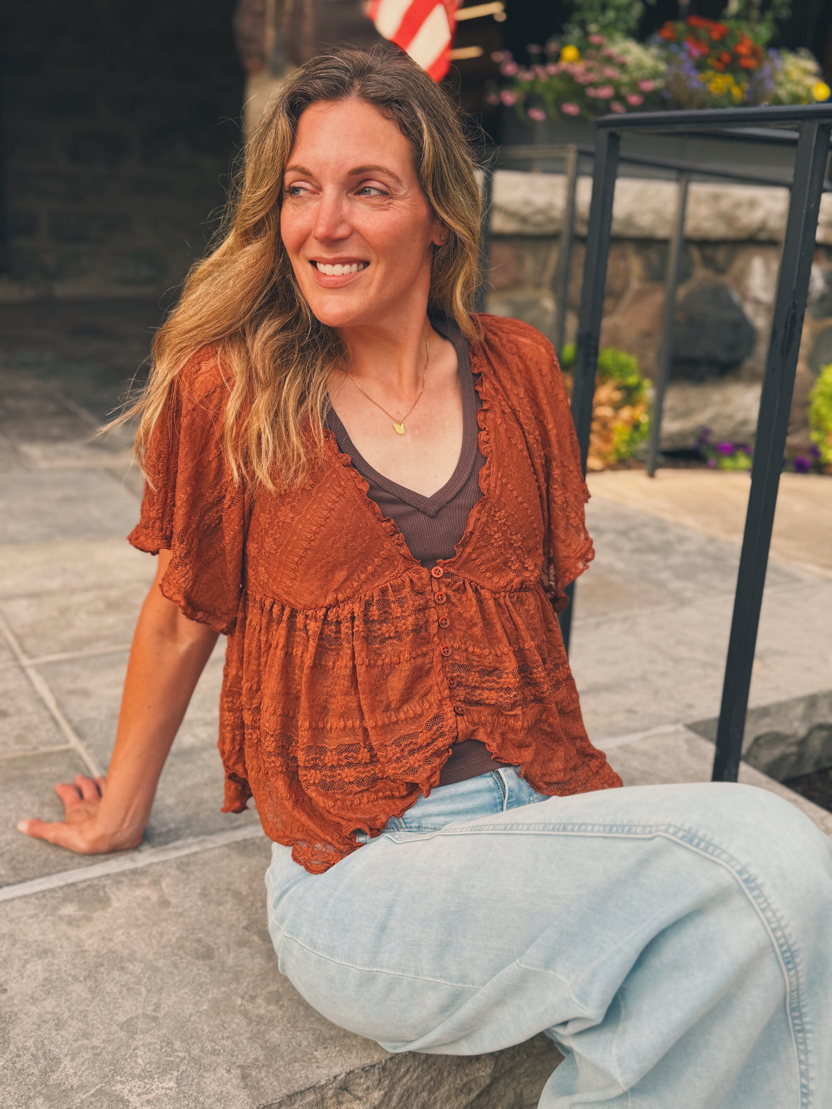 In Your Dreams Lace Top