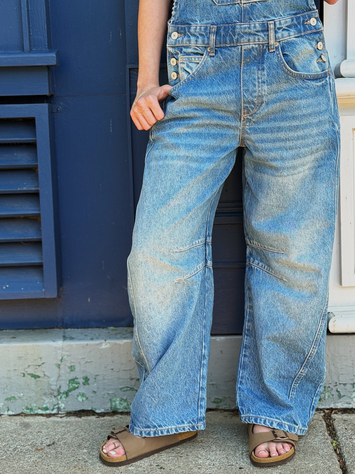 Good Luck Barrel Overalls