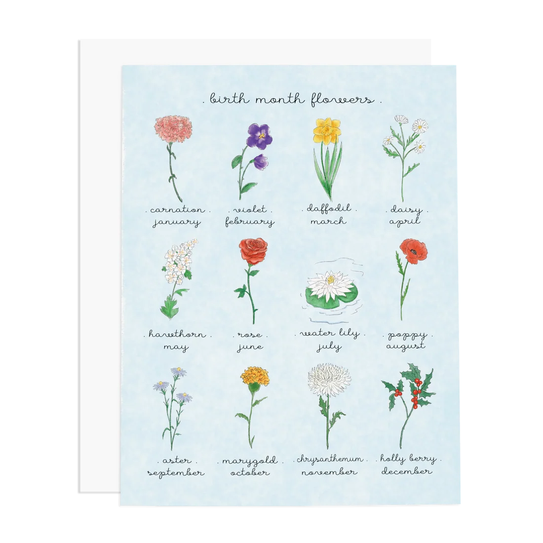 Birth Month Flowers