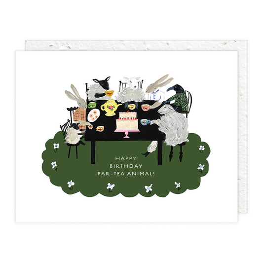 Par-Tea Animal Bday Card