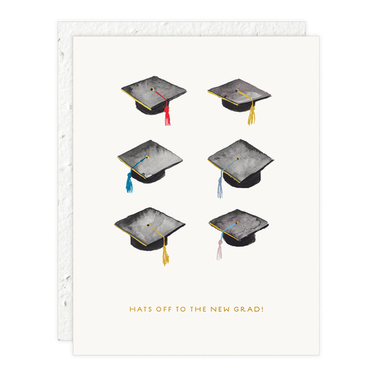 Hats Off Grad Card