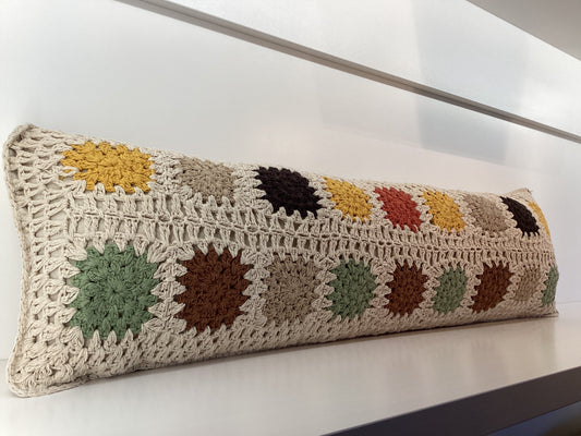 Crochet Lumbar Pillow
