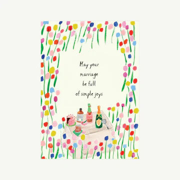Simple Joys Marriage Card