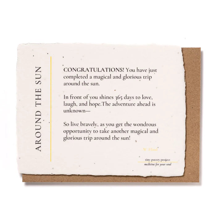 Plantable Wildflower Card