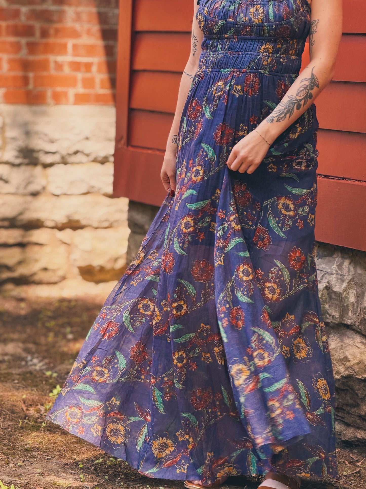 Ciella Printed Maxi Dress