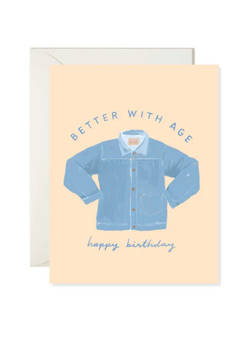 Denim Birthday Card