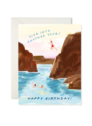 Dive Into Birthday Card