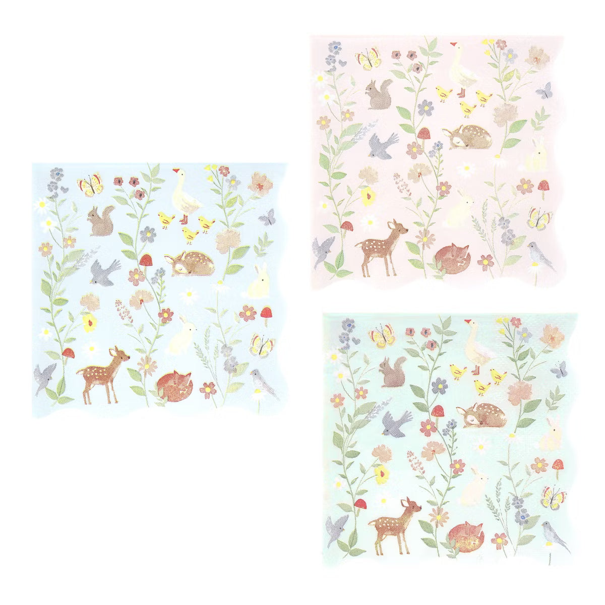 Little Animals Napkins - Small