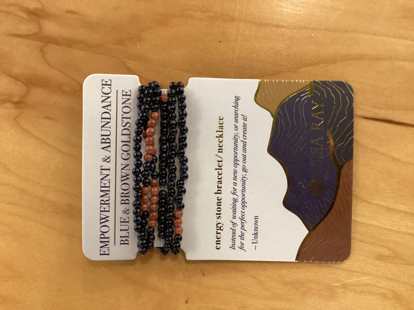 Clea Ray Energy Stone Bracelet/Necklace