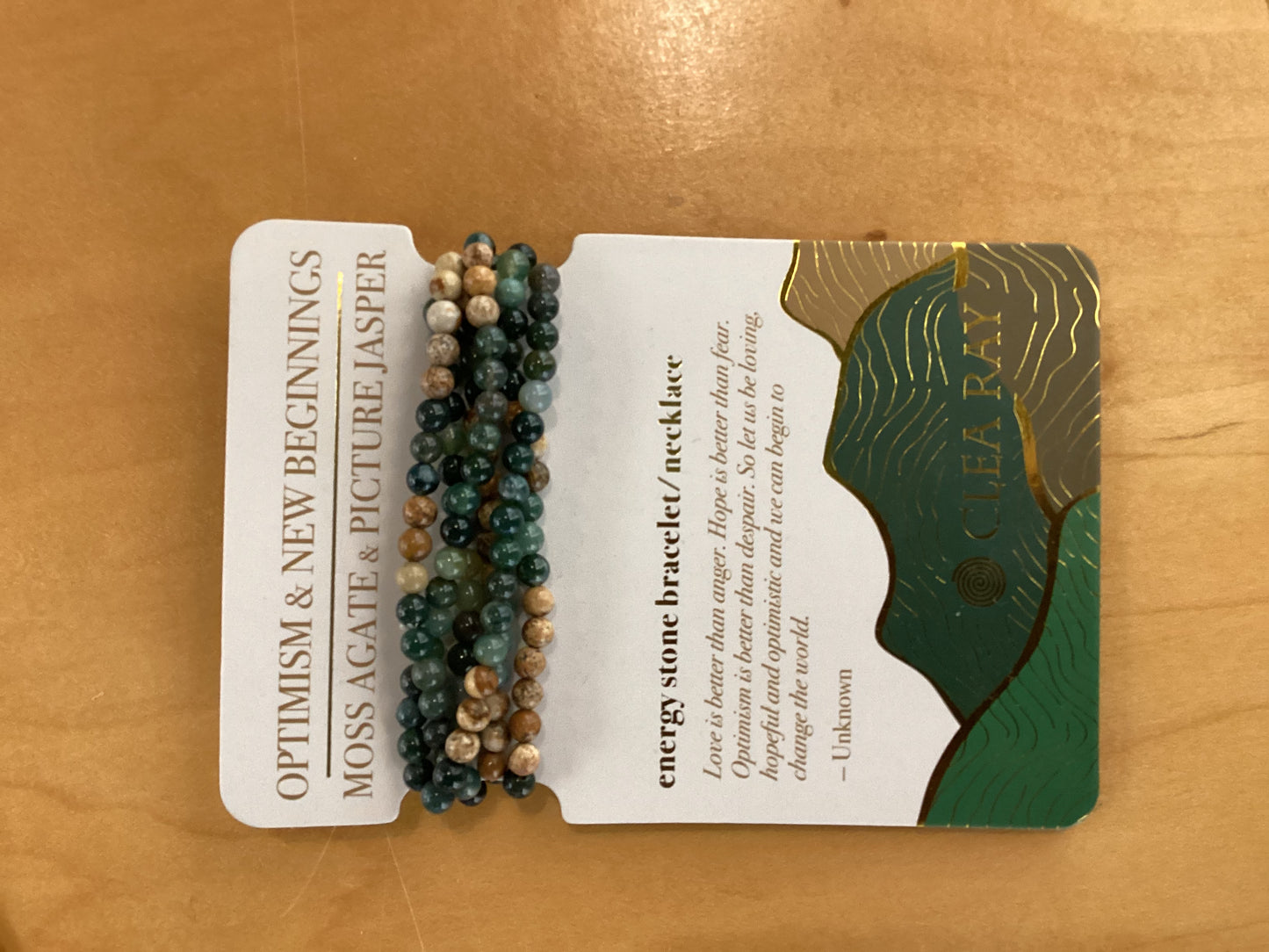 Clea Ray Energy Stone Bracelet/Necklace
