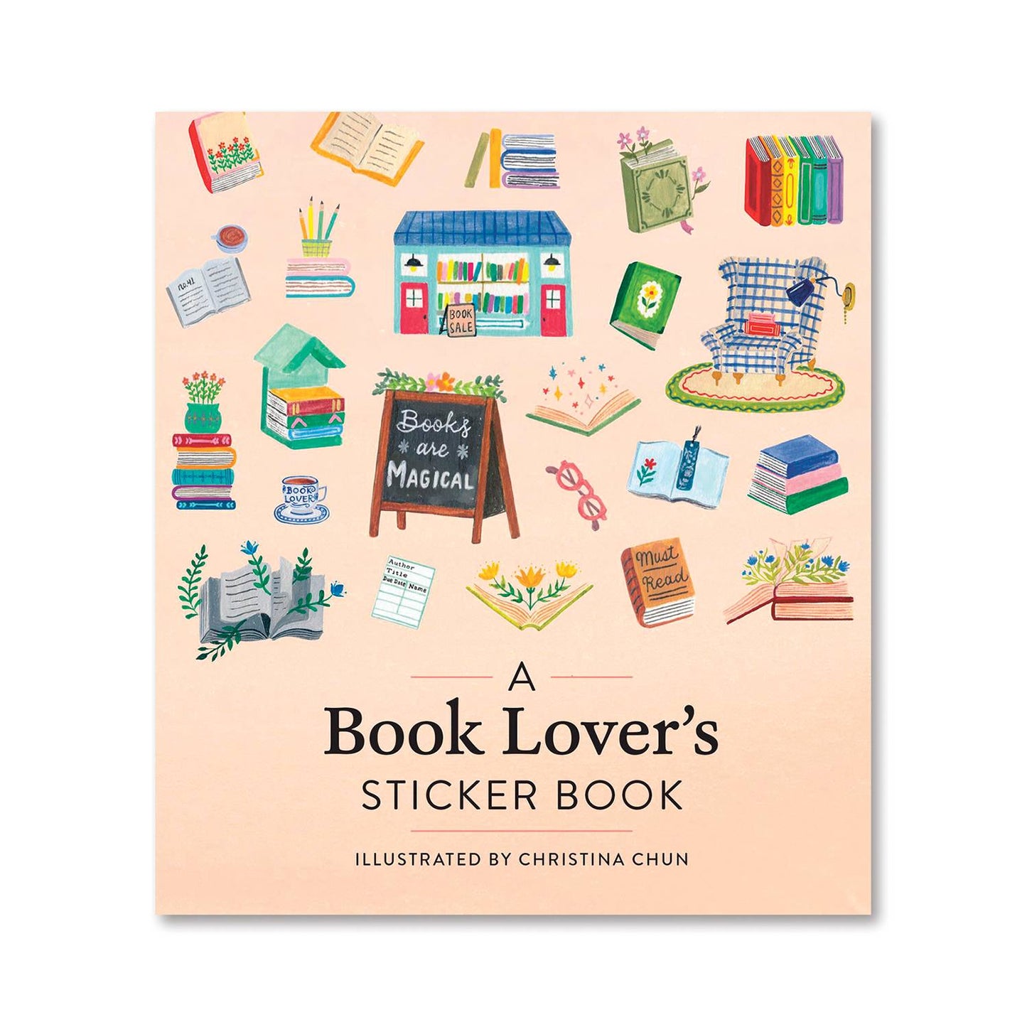 A Book Lovers Sticker Book