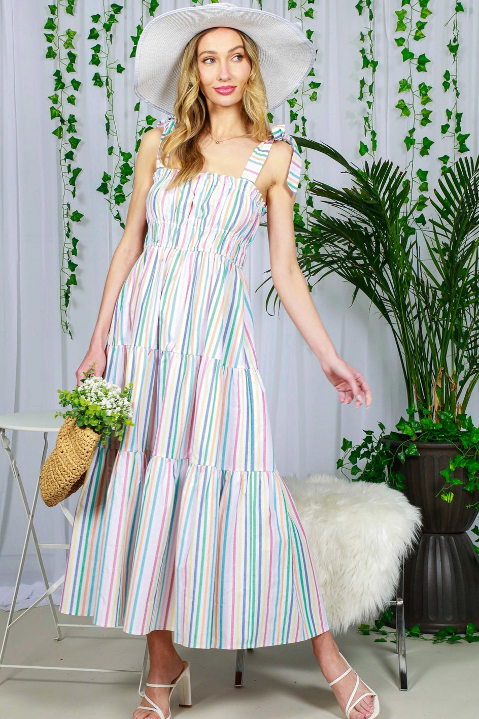 Striped Maxi Dress