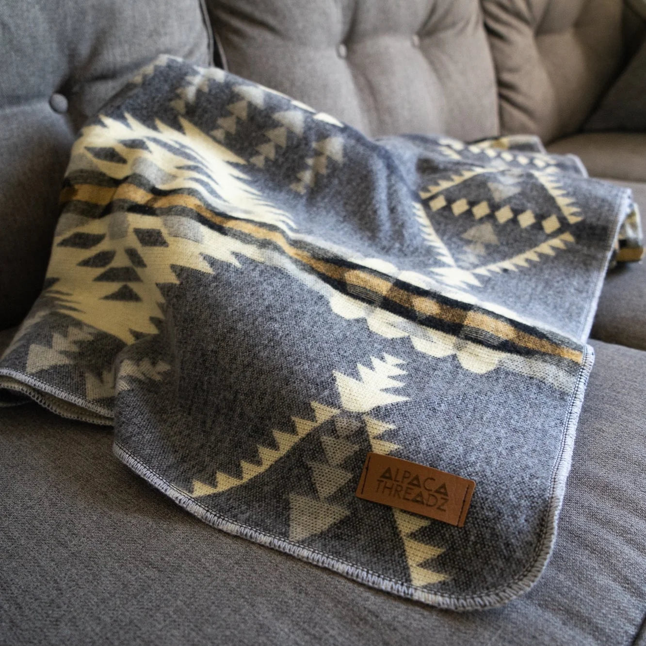 Andean Alpaca Wool Blanket