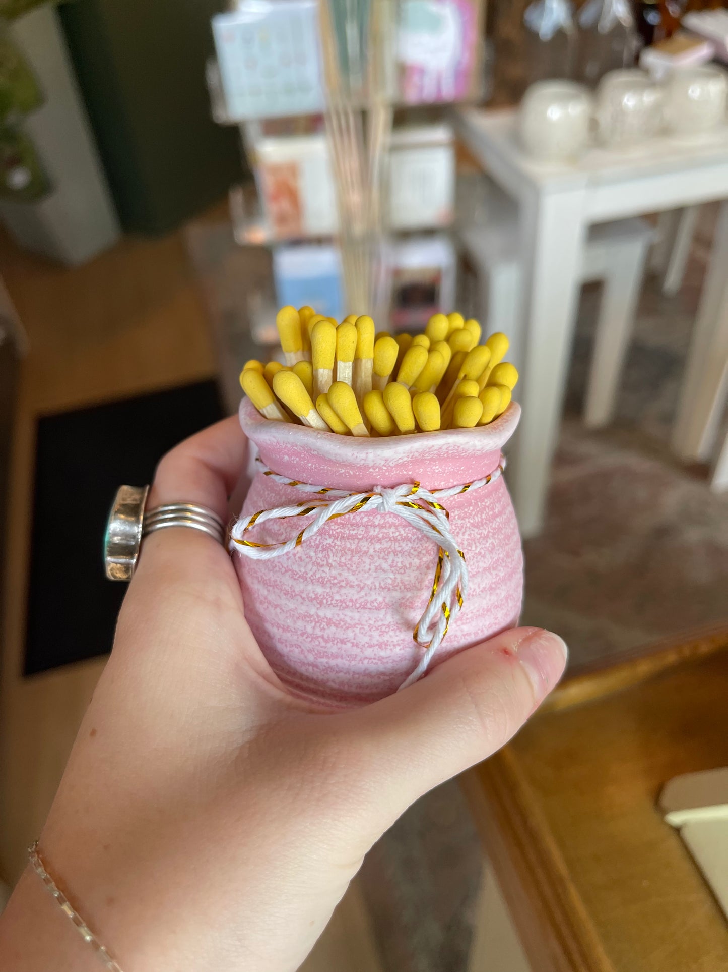 Ceramic Match Holders & 3" Matches