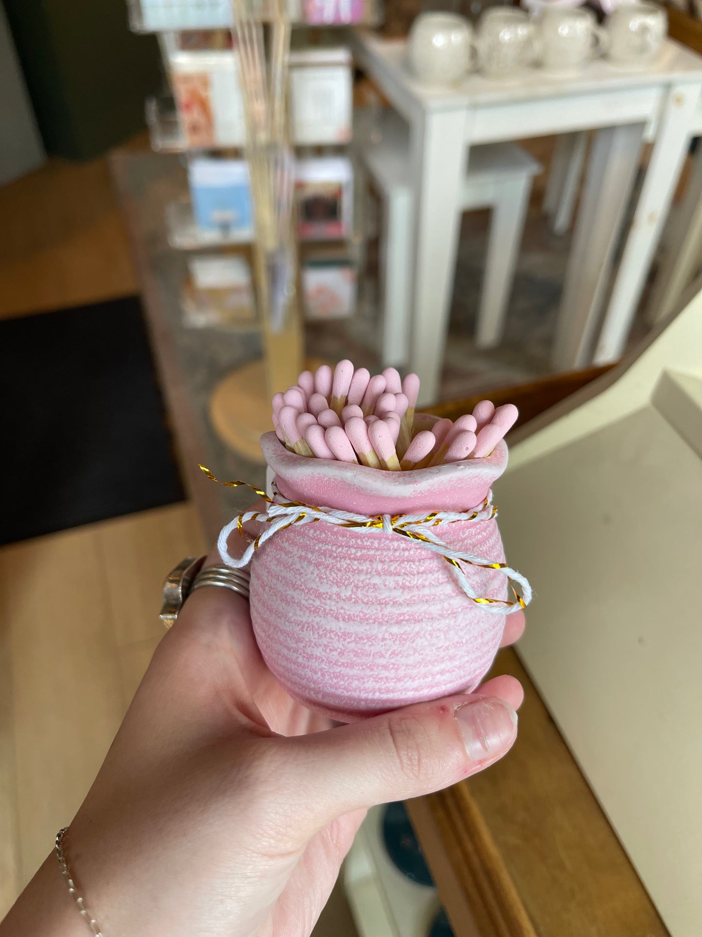 Ceramic Match Holders & 3" Matches