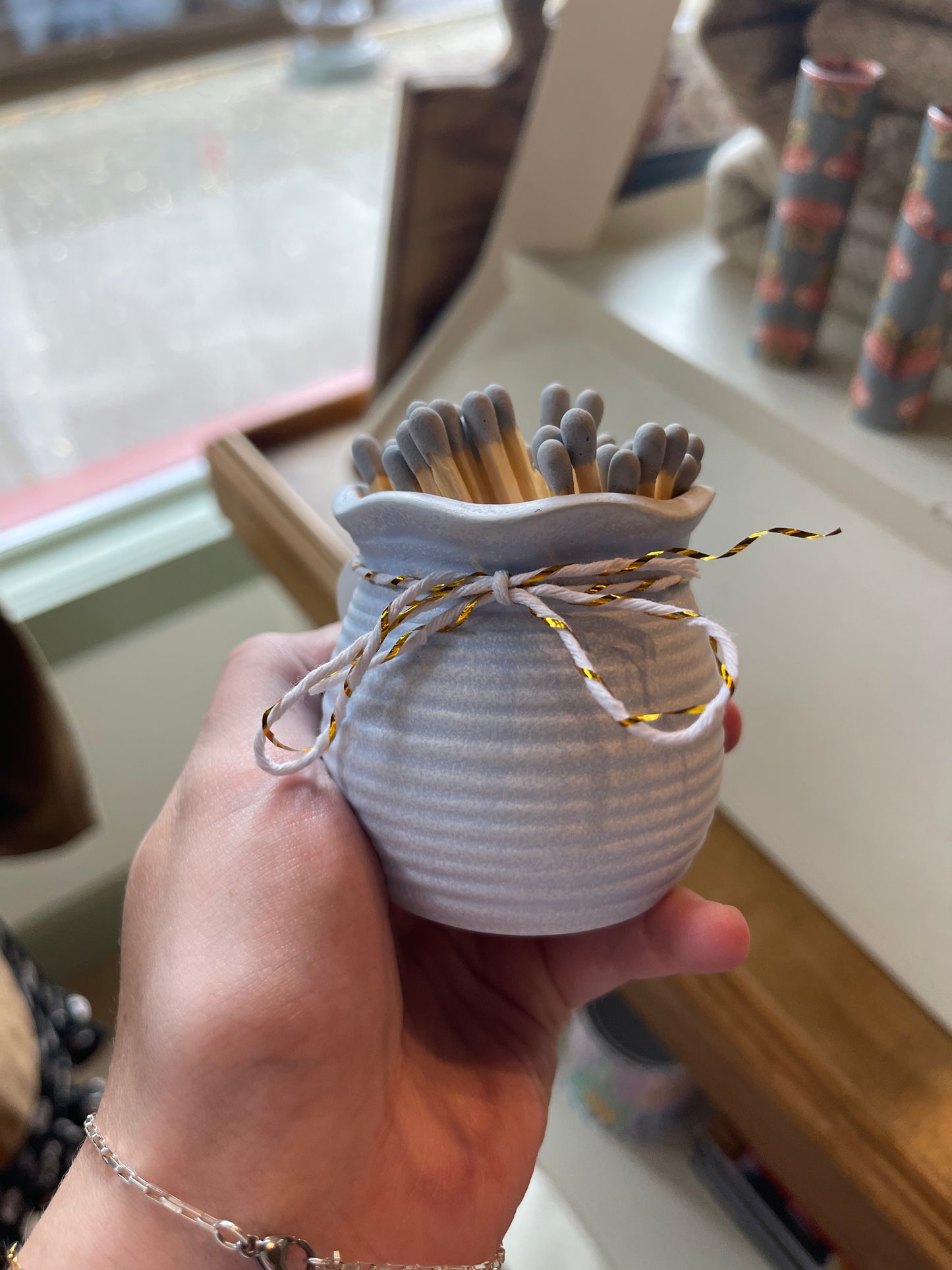 Ceramic Match Holders & 3" Matches