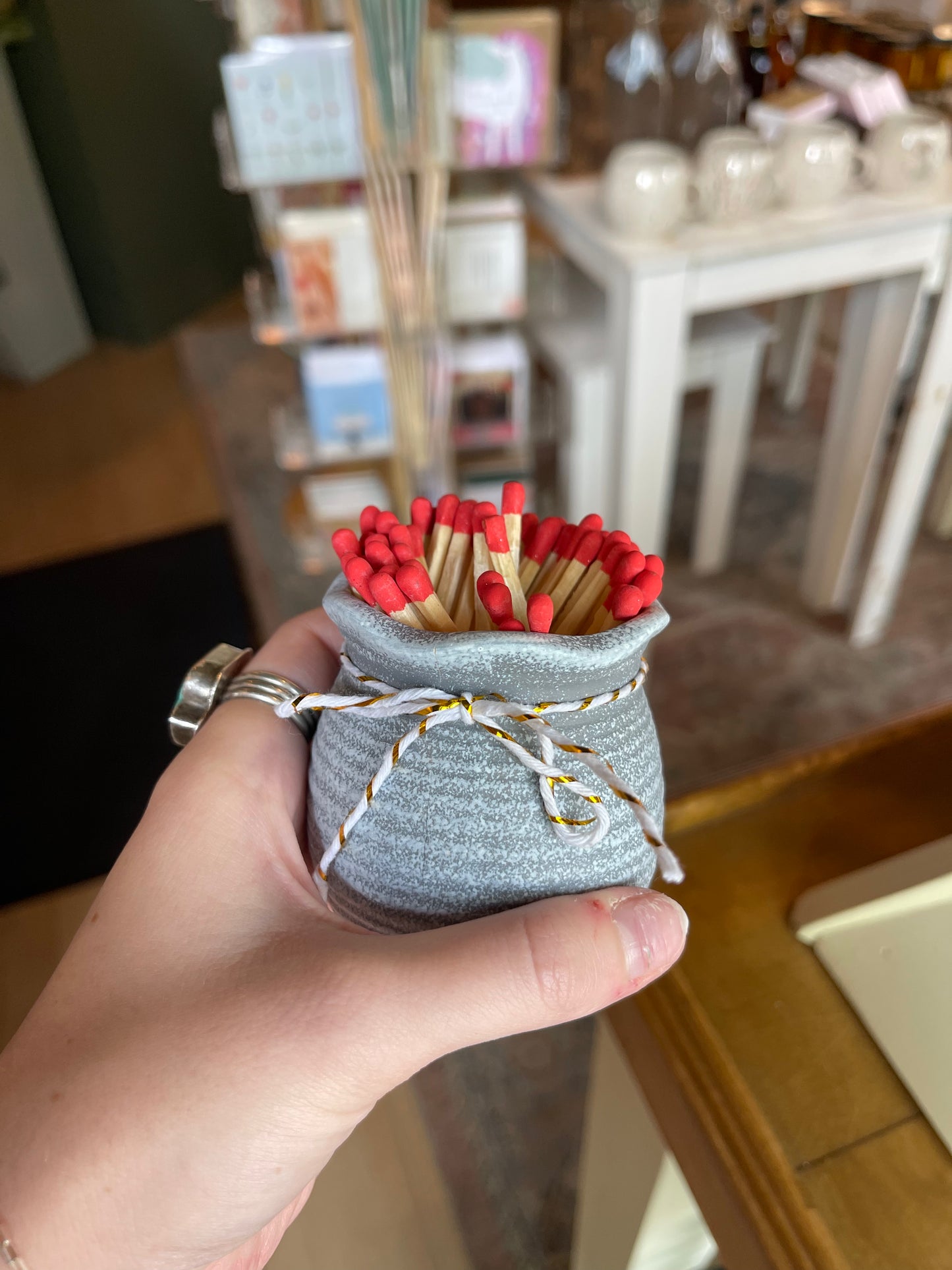 Ceramic Match Holders & 3" Matches