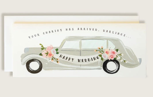 Happy Wedding Chariot Card