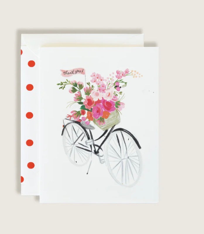 Thank You Bicycle Card