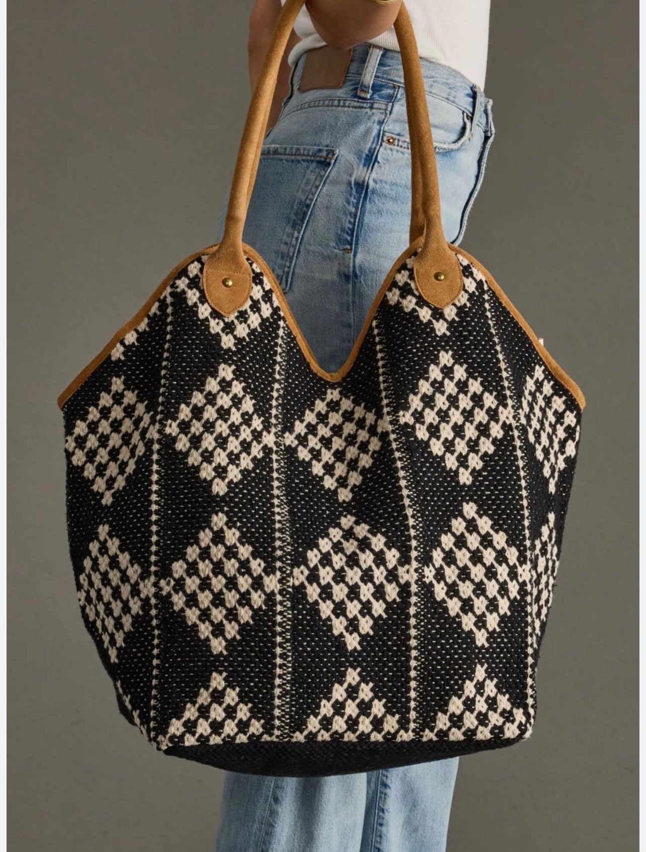 Diamond Pattern Tote