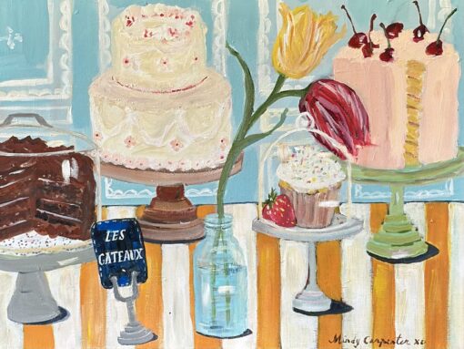 Les Gateaux Bday Card